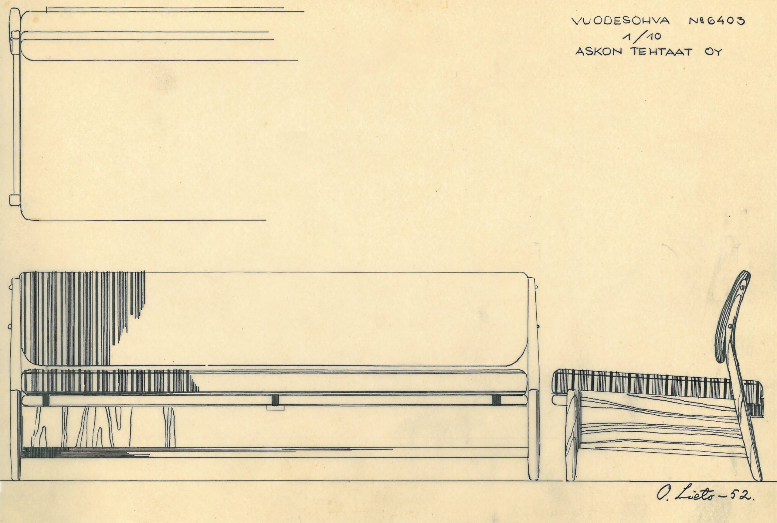 Vuodesohva nro 6403.