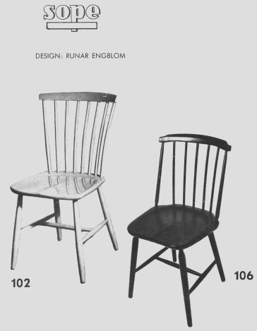 Tuoli nro 102, Sopenkorpi Oy, Lahti.